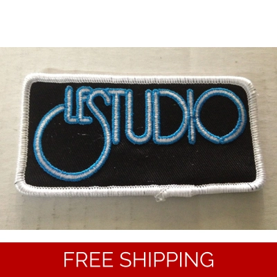 Le Studio Embroidered Patches W & B W Rim Front Logo